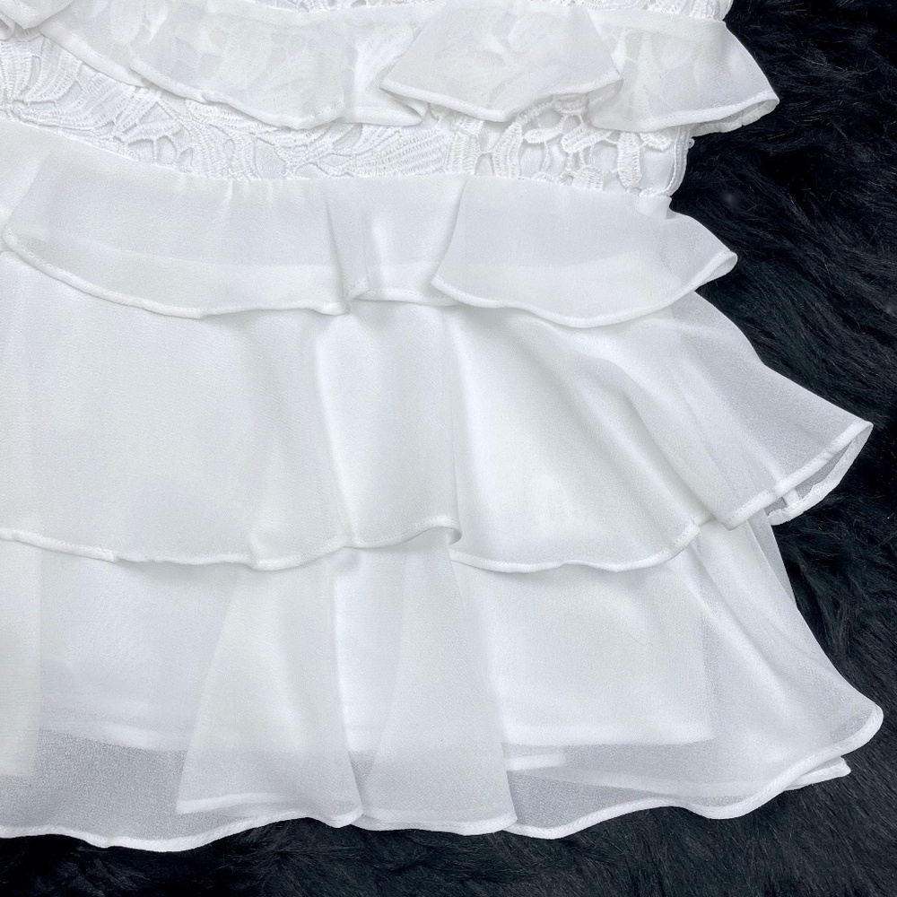 NEW! Lilly Pulitzer Olive Resort Tiered Ruffle Top - Picture 5 of 16